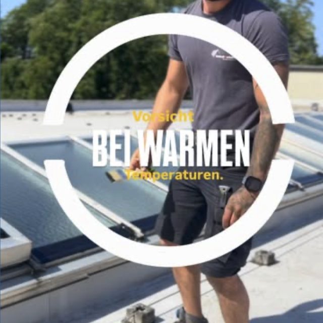 Vorsicht bei warmen Temperaturen